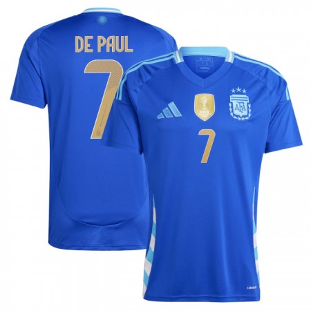 Argentina De Paul 7 Venkovní 2024 - Fotbalové Dresy (S/S) Argentina De Paul 7 Venkovní 2024 - Fotbalové Dresy (S/S)